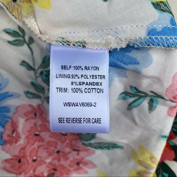 Lost + Wander Floral Print Wrap Skirt And Puff Sleeve Blouse Set NWT - Picture 15 of 16